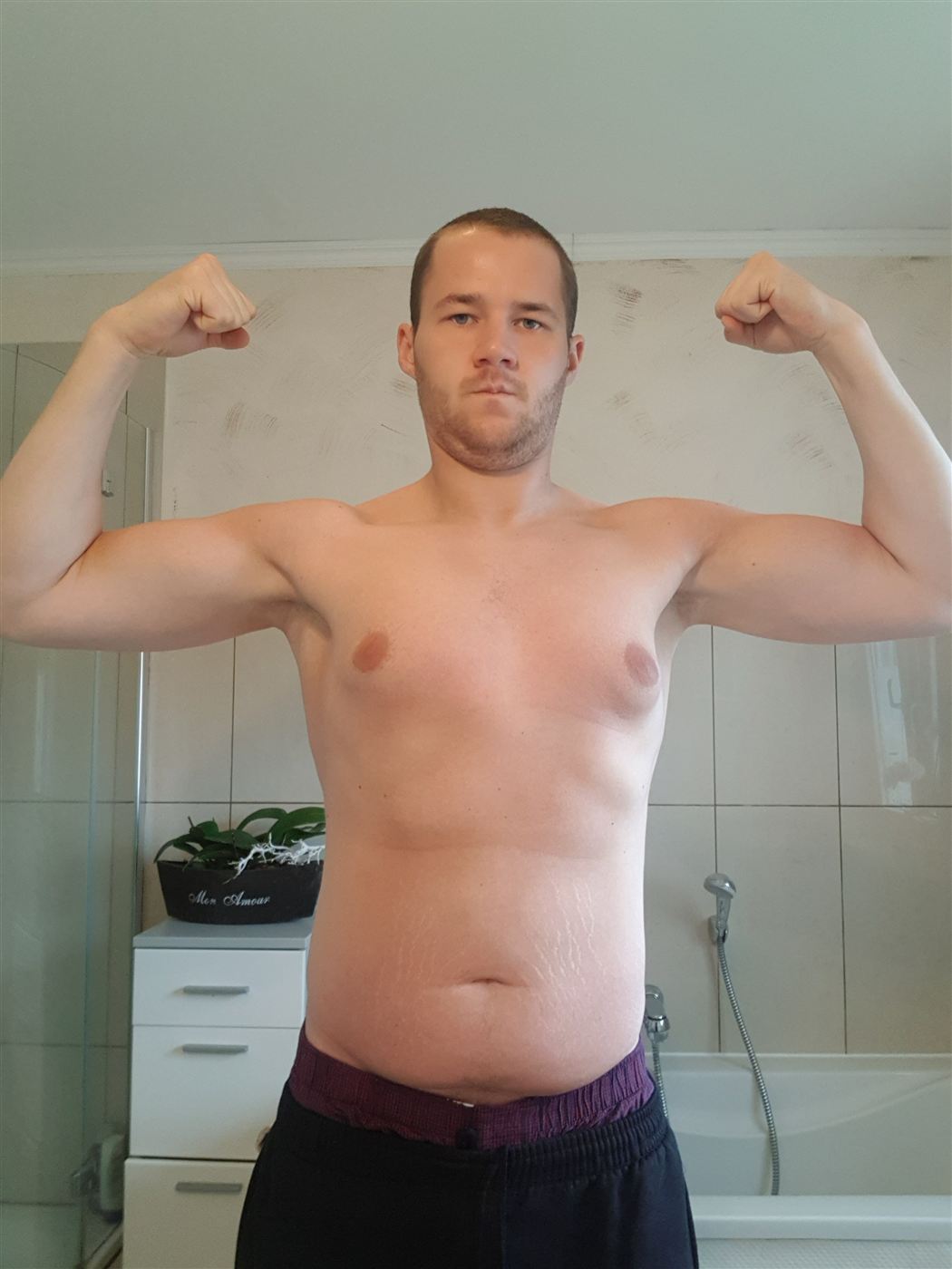 Lukas Gauss 2019, Bizeps-Pose