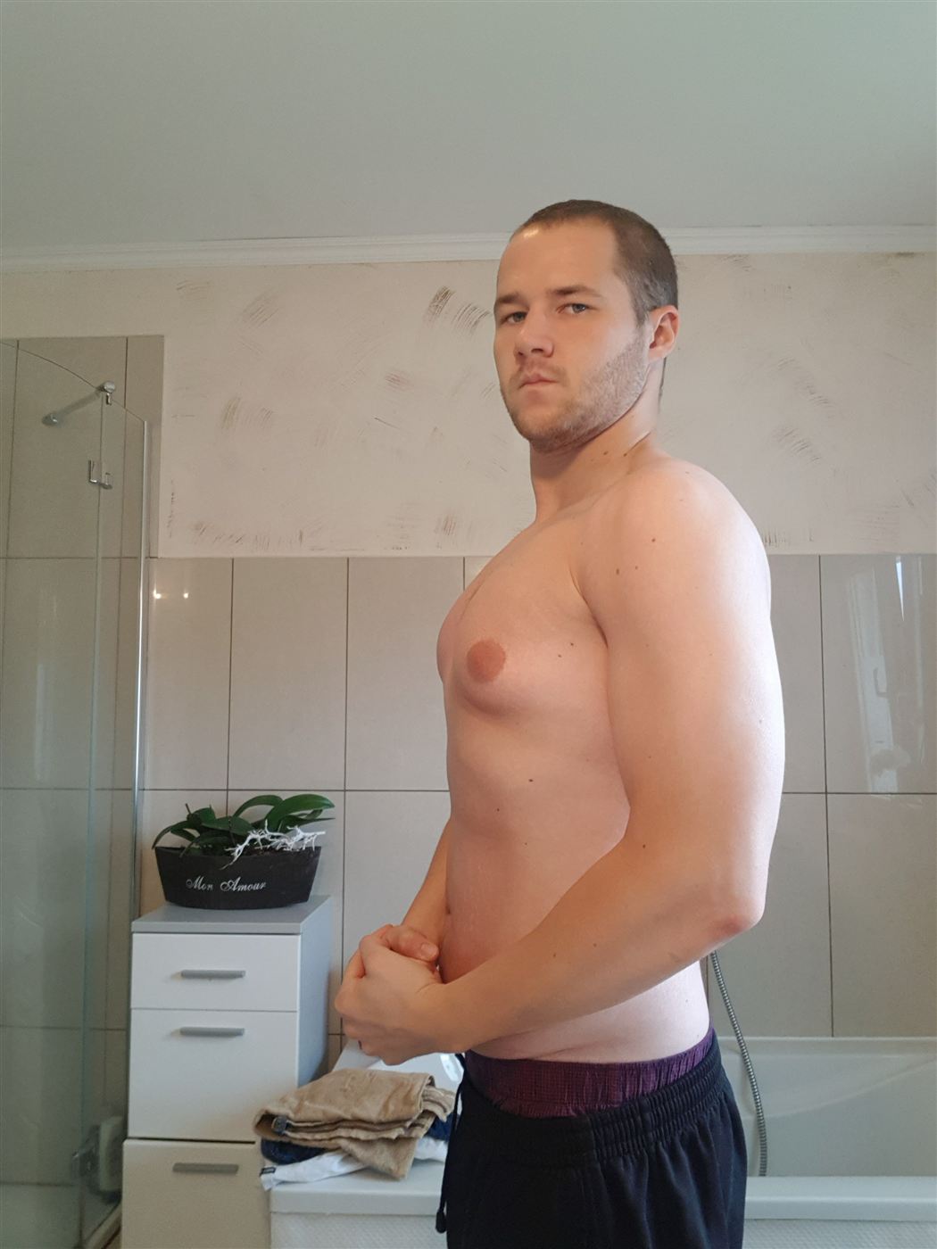 Lukas Gauss 2019, seitliche Pose
